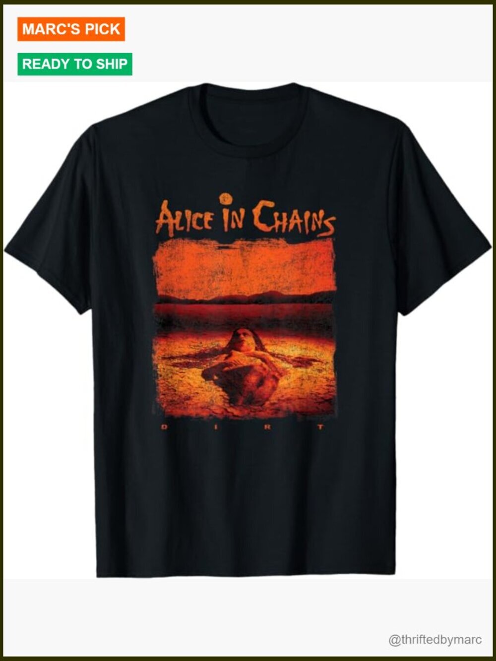 Classic Fit Lightweight Cotton Music Album T-Shirt Half Sleeve